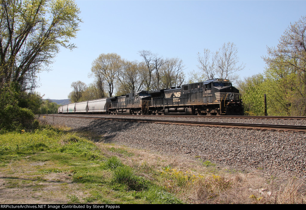 NS 4102 heads train 12G East